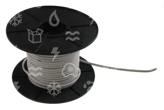 kabel topný metráž, 20 W/m, 230 V, 50 Hz, silikonový